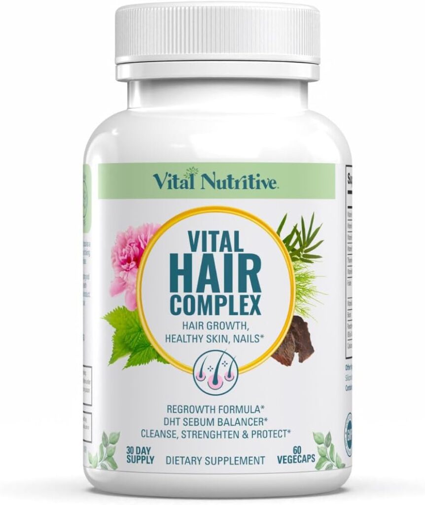 Vital Hair المكملات الغذائية لعلاج تساقط الشعر و الصلع و المينوكسيديل